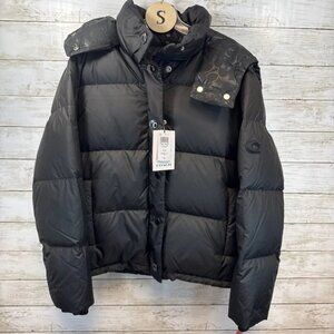 Coach Short Down Puffer Jacket size S